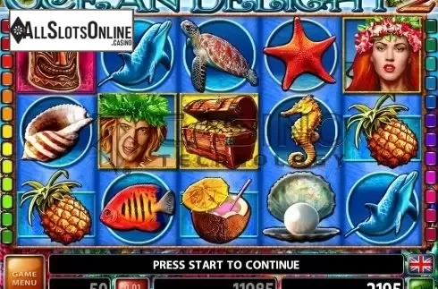 Screen2. Ocean Delight Ii from Casino Technology