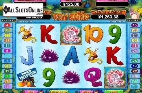 Reel Screen. Ocean Oddities from RTG