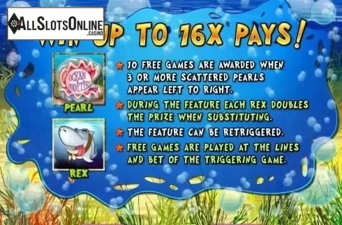 Free Spins. Ocean Oddities from RTG