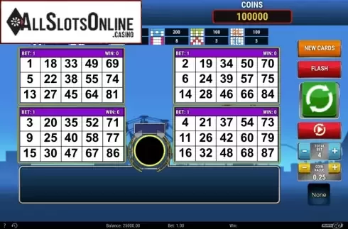 Game Screen. Park Bingo from Play'n Go