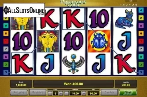 Win Screen 2. Pharaoh's Gold (Novomatic) from Novomatic