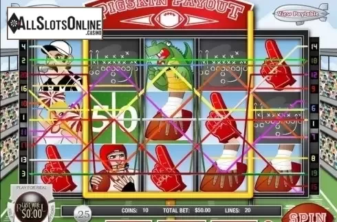 Screen3. Pigskin Payout from Rival Gaming