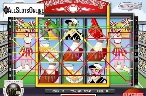 Screen6. Pigskin Payout from Rival Gaming