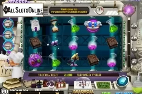 Screen5. Professor Bubbles from SkillOnNet