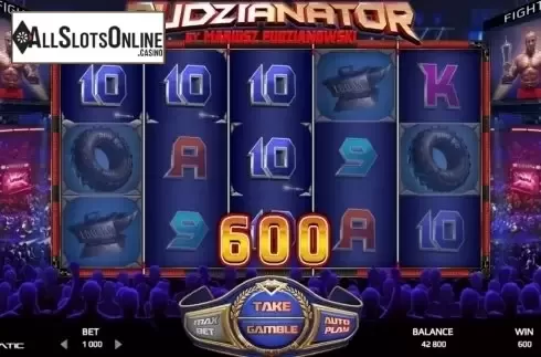 Win Screen 2. Pudzianator from Promatic Games