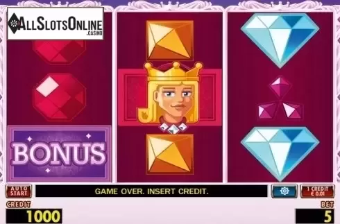Reel screen. Queen's Citadel HD from Merkur