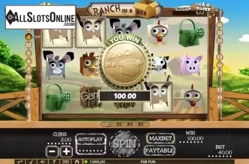 Win Screen. Ranch in a Box from Tuko Productions