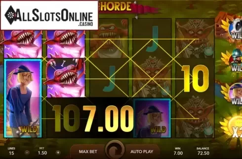 Win Screen 2. Red Horde from Mascot Gaming
