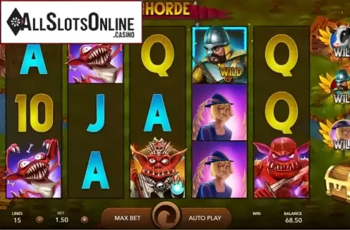 Win Screen 1. Red Horde from Mascot Gaming