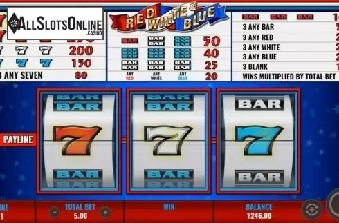 Win Screen. Red White & Blue (IGT) from IGT