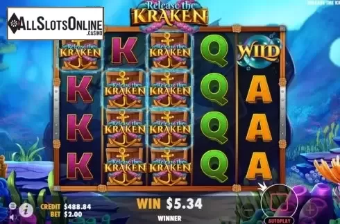 Win Screen 3. Release the Kraken (Pragmatic Play) from Pragmatic Play