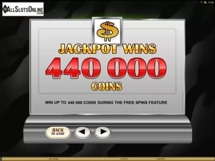 Screen2. Retro Reels from Microgaming