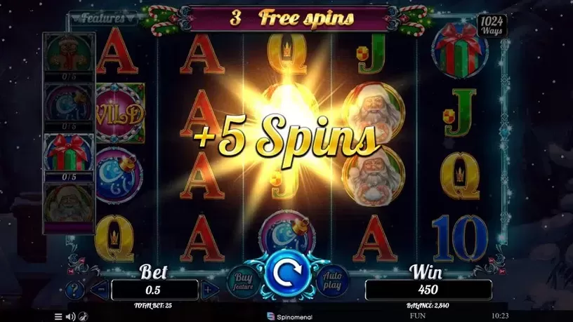 Santas Wild Night slot screenshot 5