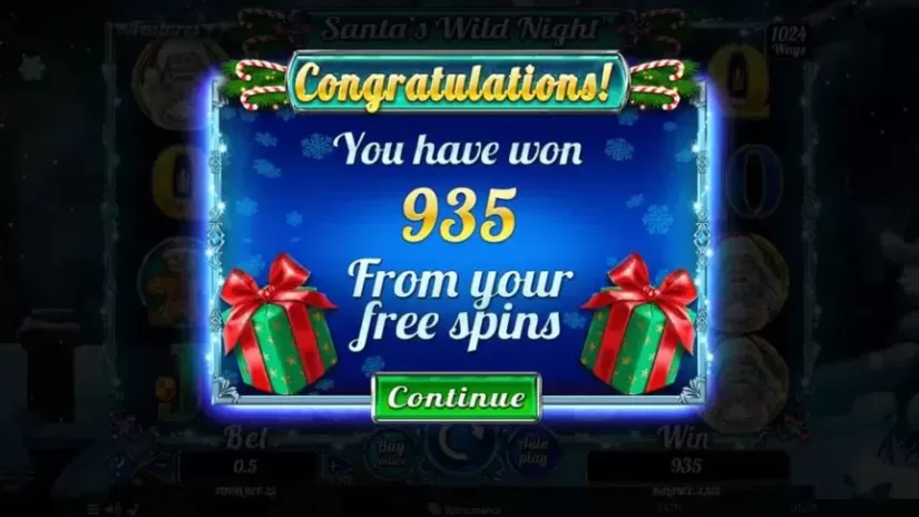 Santas Wild Night slot screenshot 6