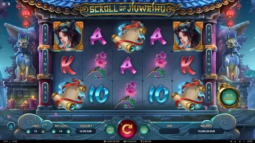 Scroll of Jiuweihu slot screenshot 1