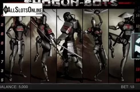 Screen6. Shogun bots from Spinomenal