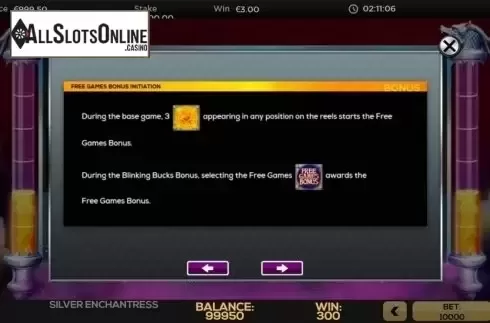 Features 1. Silver Enchantress from High 5 Games