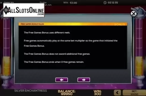 Features 4. Silver Enchantress from High 5 Games