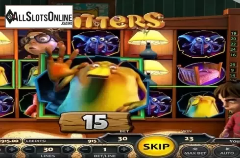 Win Screen 2. The Critters from Nucleus Gaming