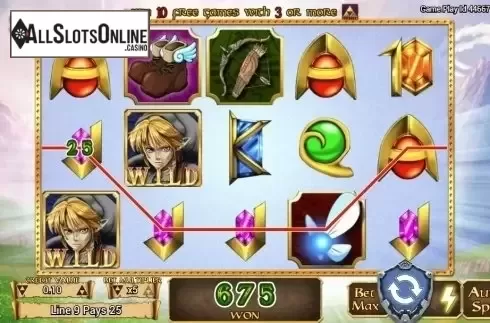 Win Screen . The legend of Link from TOP TREND GAMING