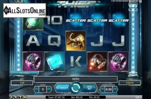 Screen3. Thief from NetEnt