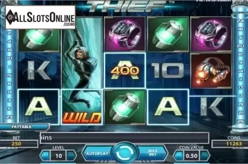 Screen5. Thief from NetEnt