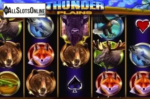 Reel screen. Thunder Plains from NetoPlay