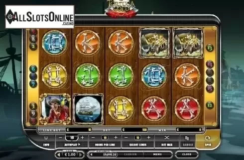 Reel screen. Tortuga Gold from Oryx