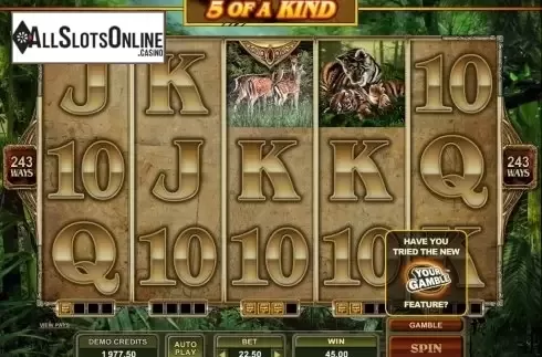 Screen9. Untamed Bengal Tiger from Microgaming