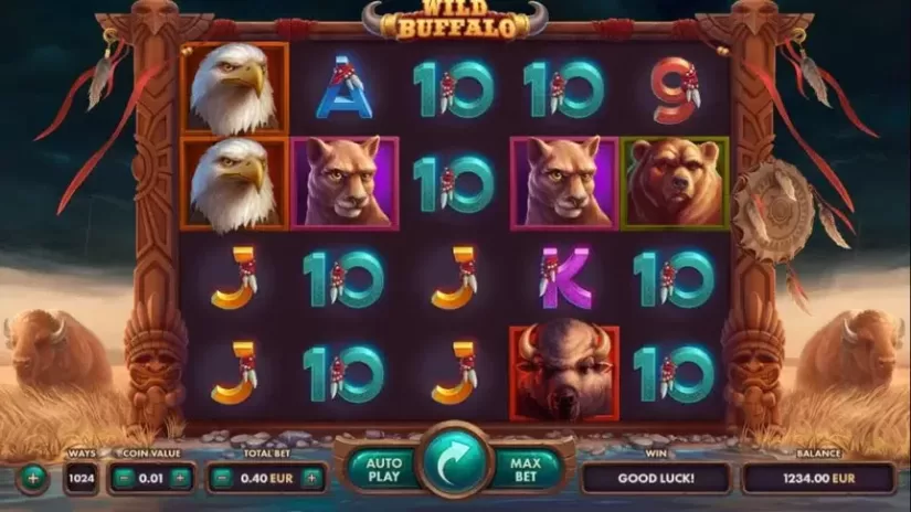 Wild Buffalo slot screenshot 1