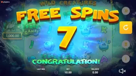 Wild Creatures slot screenshot 3