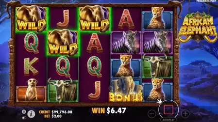 African Elephant slot screenshot 4