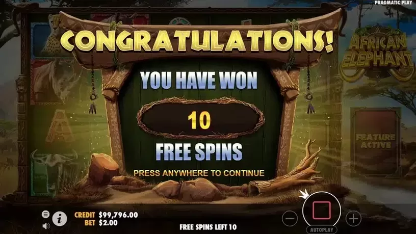 African Elephant slot screenshot 3
