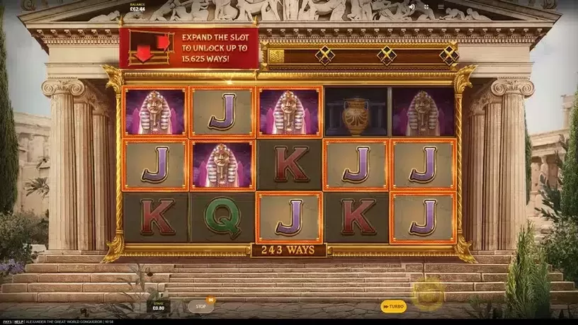 Alexander the Great: World Conqueror slot screenshot 4