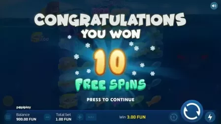 Arctic Fish and Cash slot screenshot 2