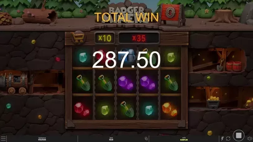 Badger Miners slot screenshot 5