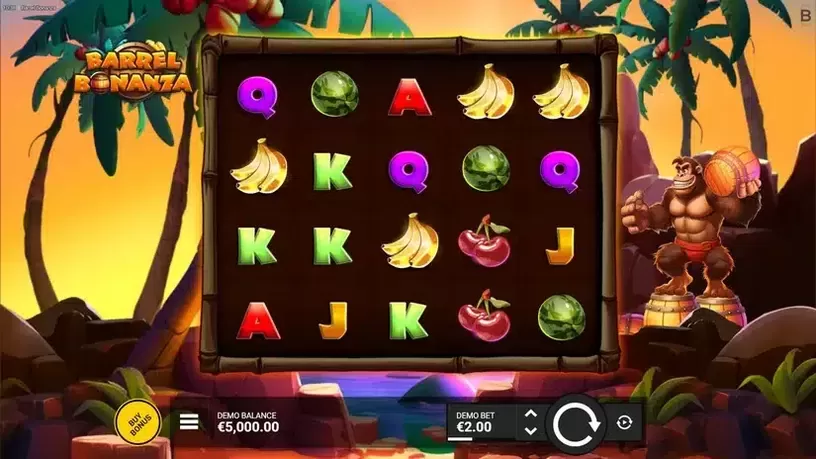 Barrel Bonanza slot screenshot 1