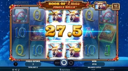 Book of Xmas Jingle Bells slot screenshot 3