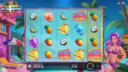 Club Cabana slot screenshot 2