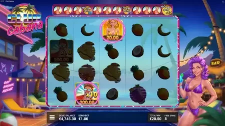 Club Cabana slot screenshot 8