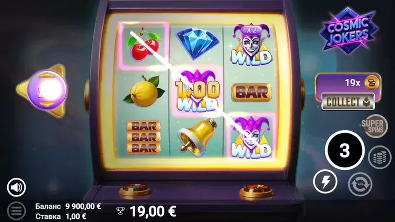 Cosmic Jokers slot screenshot 3