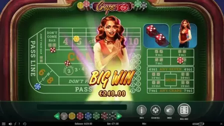 Craps slot screenshot 1