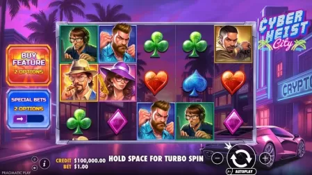 Cyberheist City slot screenshot 1