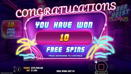 Cyberheist City slot screenshot 3