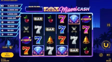 FatStacks Miami Cash slot screenshot 1