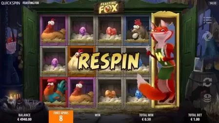 Feasting Fox slot screenshot 3