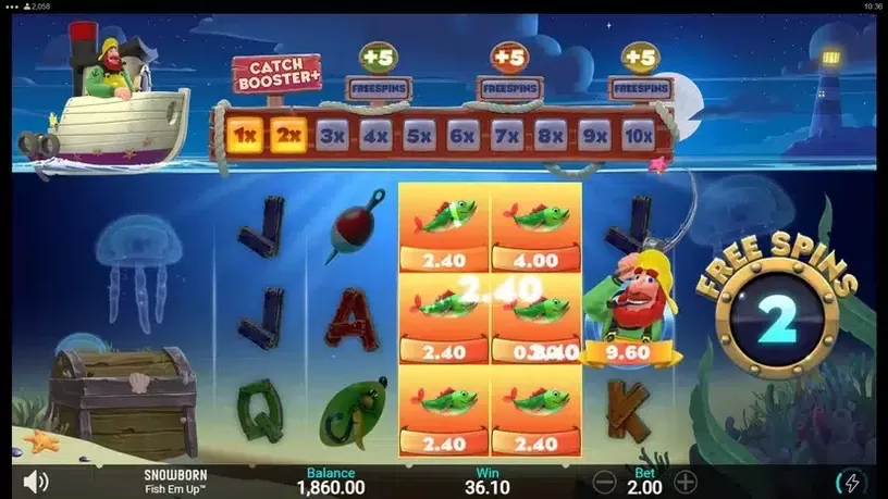 Fish 'Em Up slot screenshot 5