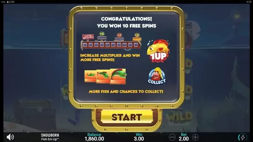 Fish 'Em Up slot screenshot 3
