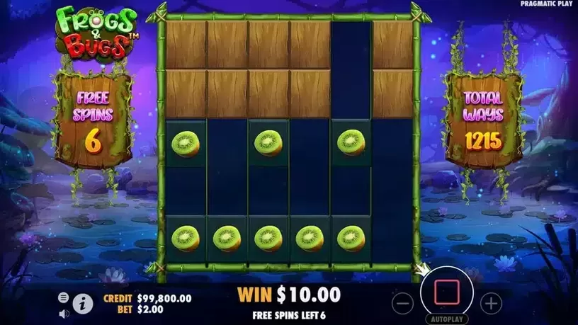 Frogs & Bugs slot screenshot 4