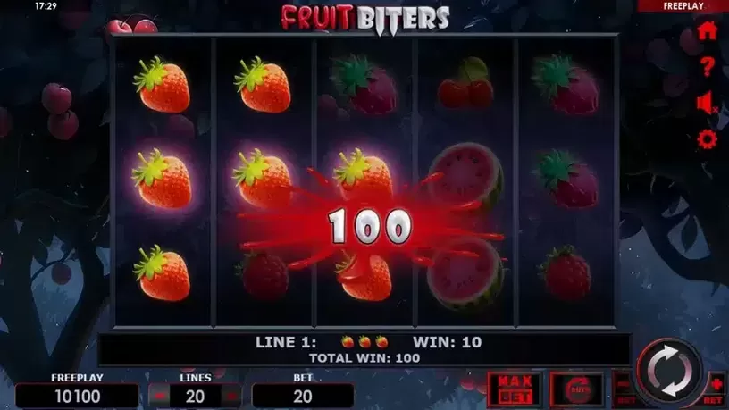 Fruit Biters slot screenshot 3